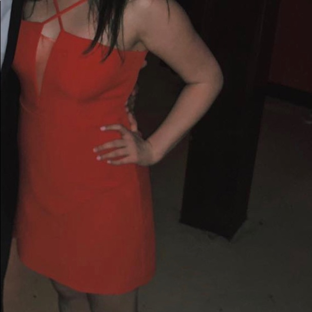 BCBG Maxazria Red Cocktail Party Dress
